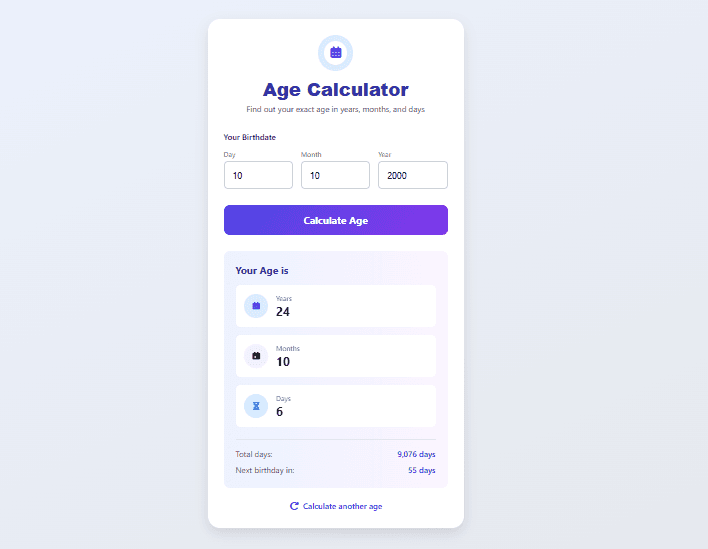Free Age Calculator: Calculate Your Exact Age in Years, Months, Days