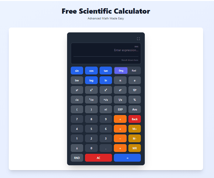 How to Use a Scientific Calculator – Trigonometry, Logarithms & Memory Functions Guide